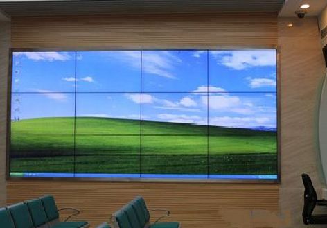 淮滨液晶拼接屏的另类用法。